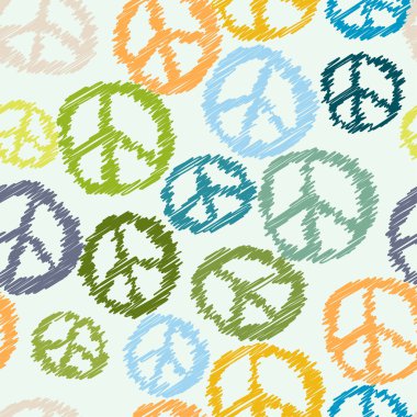 Dikişsiz desen barış