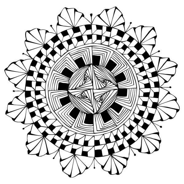 Élément mandala vecteur — Image vectorielle