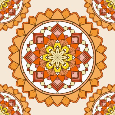 Mandala altın vector2