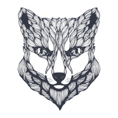 Siyah ve beyaz tilki