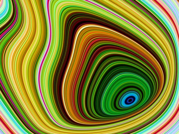 Camada abstrata arco-íris despojado fundo espiral — Fotografia de Stock