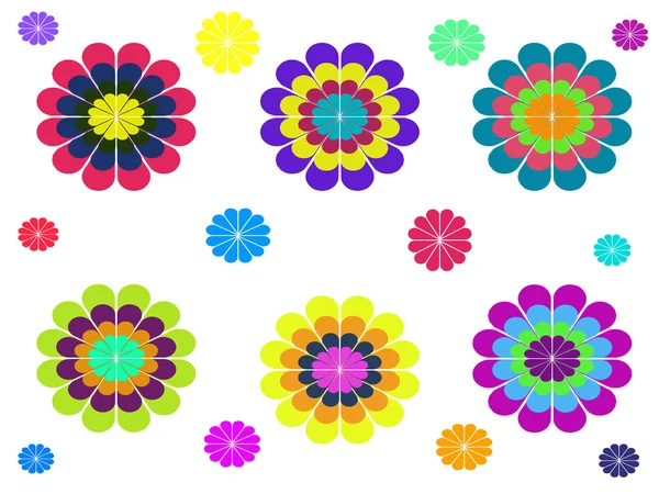 Abstract colorful flower background — Stock Photo, Image