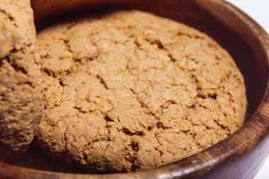 Yulaf ezmesi çerezleri kapatmak makro