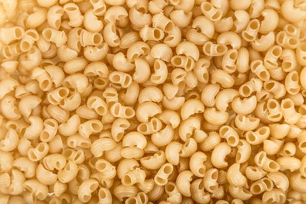 Pasta on a white background close-up macro isolated — Stock Photo, Image