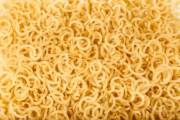 Pasta auf weißem Hintergrund Nahaufnahme Makro isoliert — Stockfoto