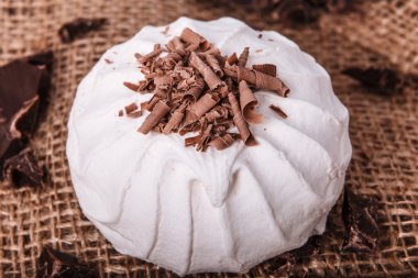 Zephyr gale cips closeup makro ile çikolata parçaları