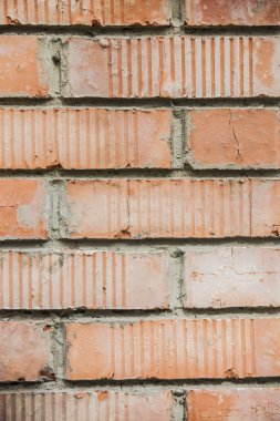 Kırmızı tuğla duvarı