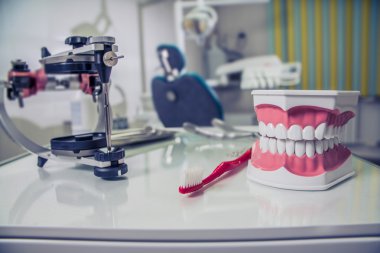 Diş Hekimliği tıp ofisi. Natürmort stomatology diş tıbbi konularda