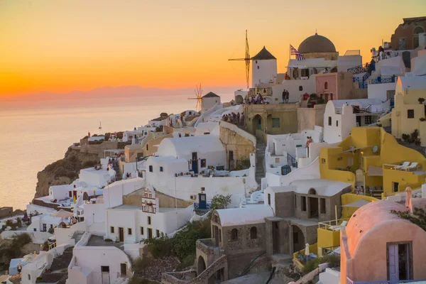 Mooie Witte Griekse Huizen Santorini — Stockfoto