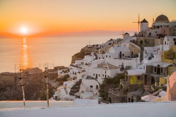 Mooie Witte Griekse Huizen Santorini — Stockfoto