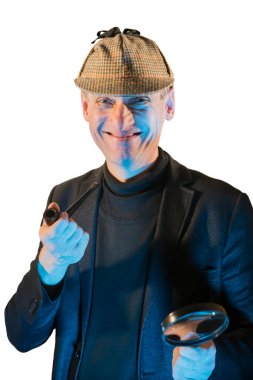 İnsan portresi, Dedektif Sherlock Holmes karakter gibi