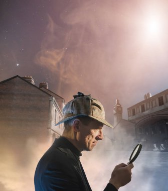 İnsan portresi, Dedektif Sherlock Holmes karakter gibi