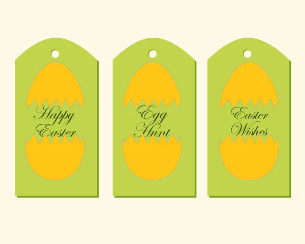 Elementos de diseño feliz Pascua. Conjunto de vectores — Vector de stock