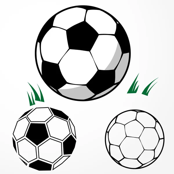 Fotbalový míč sada — Stockový vektor