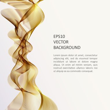 Dalga arka plan, broşür şablonu