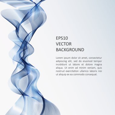 Dalga arka plan, broşür şablonu