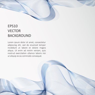 Dalga arka plan, broşür şablonu