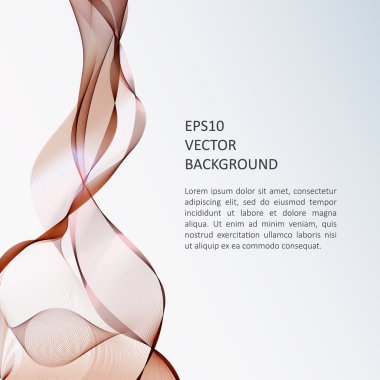 Dalga arka plan, broşür şablonu