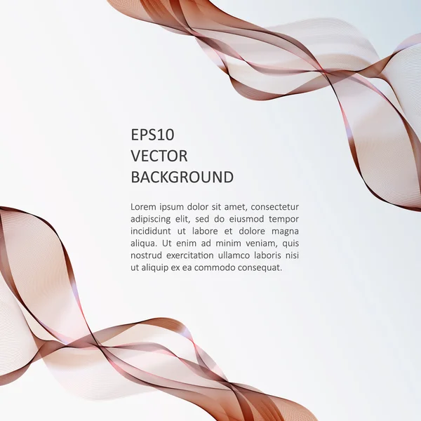 Dalga arka plan, broşür şablonu