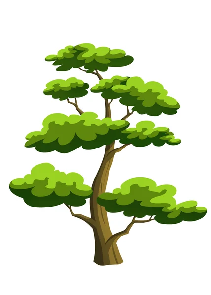 Ilustracja drzewa — Zdjęcie stockowe