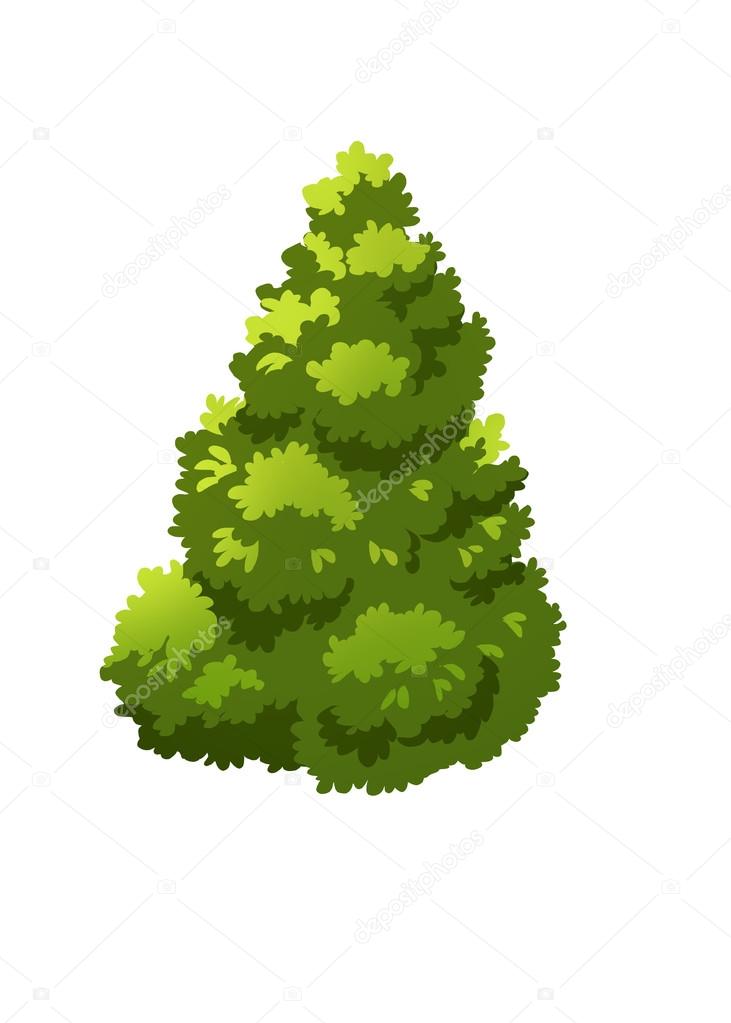 tree for cartoon isolated