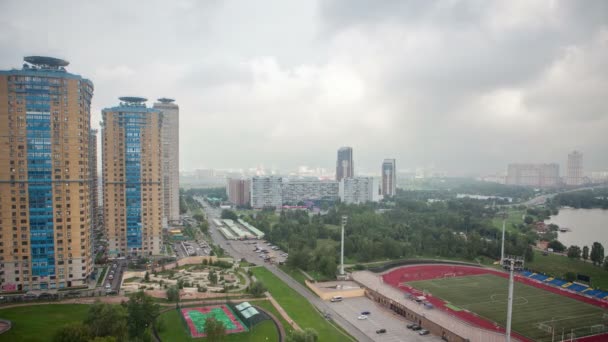 Skyline Північно-Заході Москви, — стокове відео