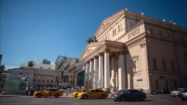 Bolshoy divadla, Moskva. — Stock video