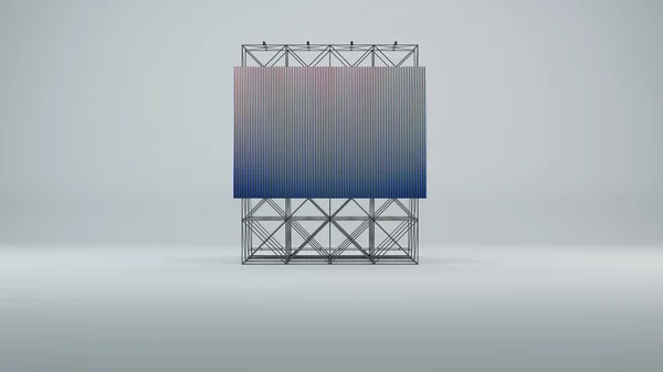 Led screen for metal construction — Stock Photo, Image