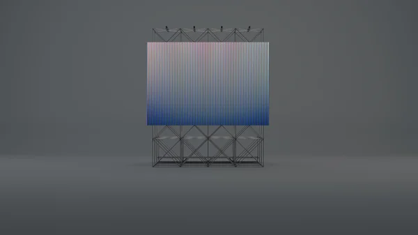 Ecran cu LED-uri pentru construcții metalice — Fotografie, imagine de stoc