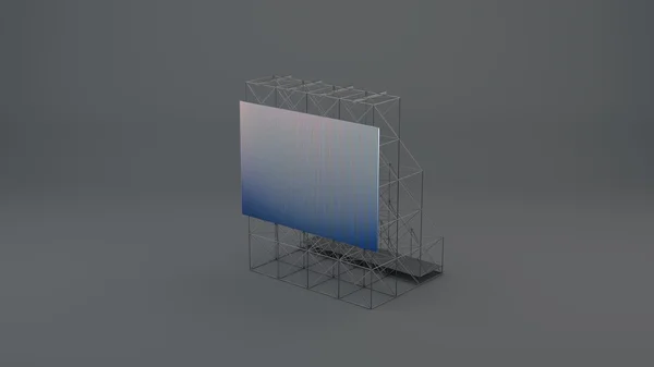 LED obrazovka pro kovové konstrukce — Stock fotografie
