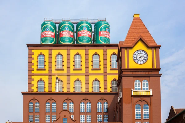 Huvudbyggnaden av Qingdao bryggeriet — Stockfoto
