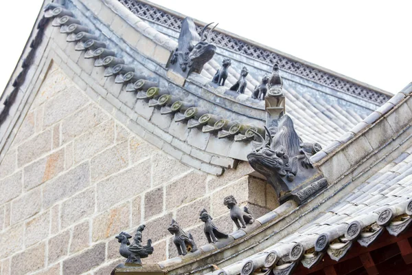 Κινέζικα κτίριο στέγη ζώων διακόσμηση — Φωτογραφία Αρχείου
