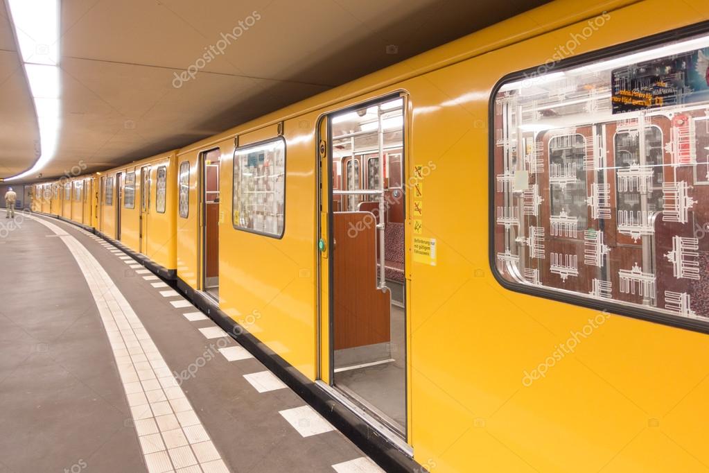 Berlin Subway With Open Doors Stock Photo C Beebright