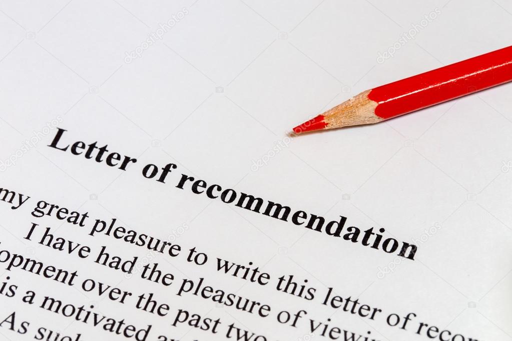Letter of recommendatio