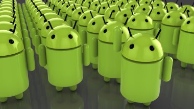 Android rakamlar büyük miktarda 