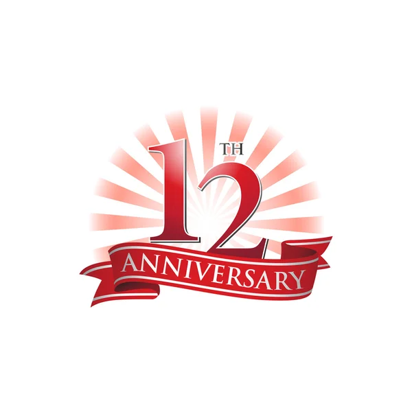 12th Anniversary With Swoosh And Arrow Icon Fast And Forward Golden  Anniversary Logo On Black Background Stock Illustration - Download Image  Now - iStock