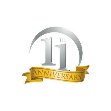 11 yıldönümü yüzük logosu altın şerit