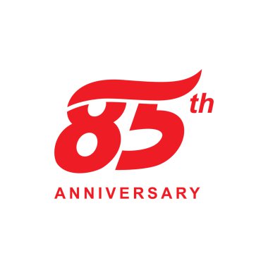 85 yıldönümü wave logosu kırmızı
