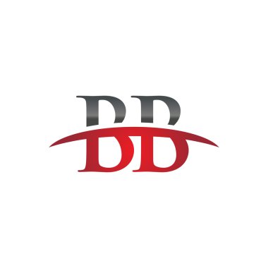 İlk harf Bb red swoosh logo logo swoosh