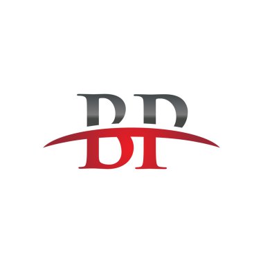 İlk harf Bp red swoosh logo logo swoosh