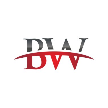 İlk harf Bw red swoosh logo logo swoosh