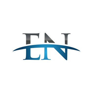 İlk harf tr mavi swoosh logo logo swoosh