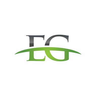 İlk harf Örneğin yeşil swoosh logo logo swoosh