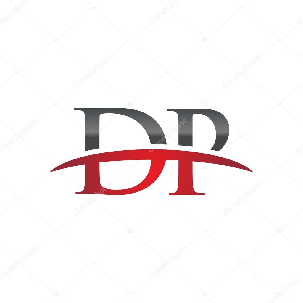 Initial Letter Dp Red Swoosh Logo Swoosh Logo Stock Vector C Ariefpro 113781208