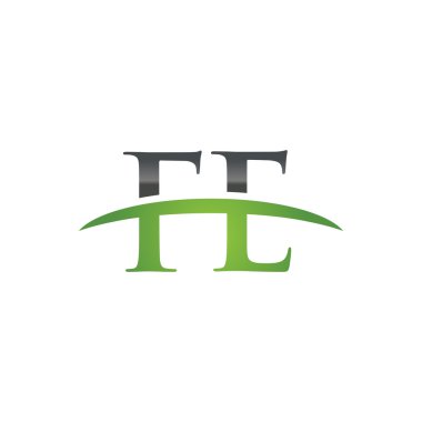 İlk harf Fe yeşil swoosh logo logo swoosh