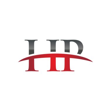 İlk harf Hp red swoosh logo logo swoosh