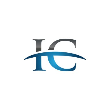 İlk harfleri BM mavi swoosh logo logo swoosh