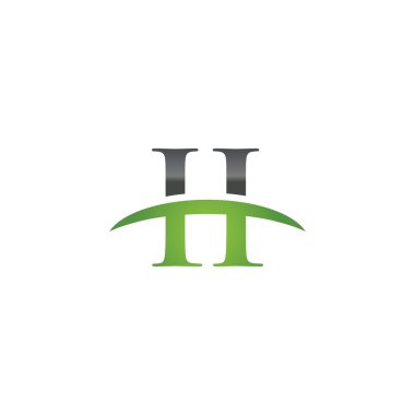 İlk harf II yeşil swoosh logo logo swoosh