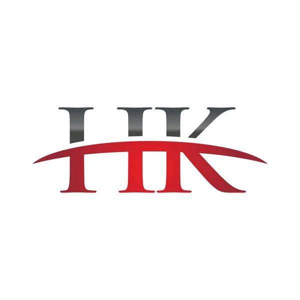 Початкова літера HP червоний флеш логотип флеш логотип — стоковий вектор