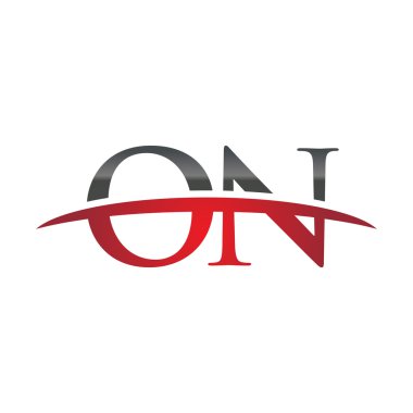 Kırmızı ilk harfinde swoosh logo logo swoosh